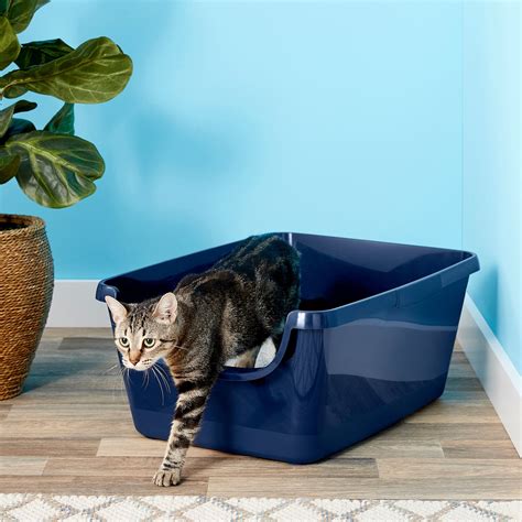 frisco stainless steel cat litter box|frisco high sided litter box.